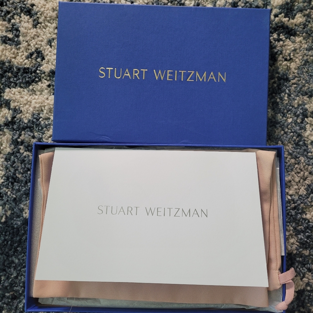 Brand New - Stuart Weitzman 95mm Adobe Suede Pumps (runs small, more like 8.5) - Picture 10 of 10